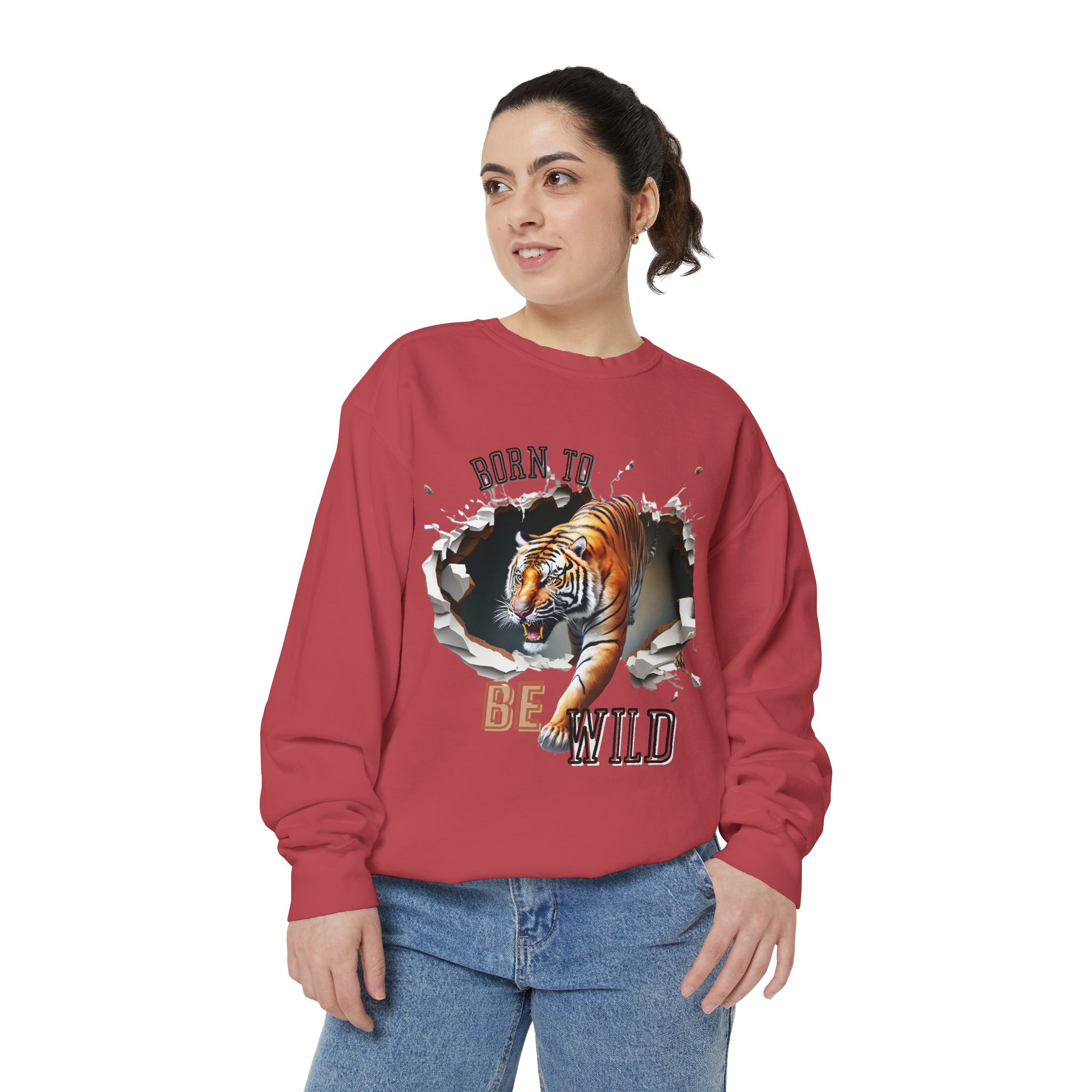 Lovely Big Cat designs on Sweatshirt - Image 61