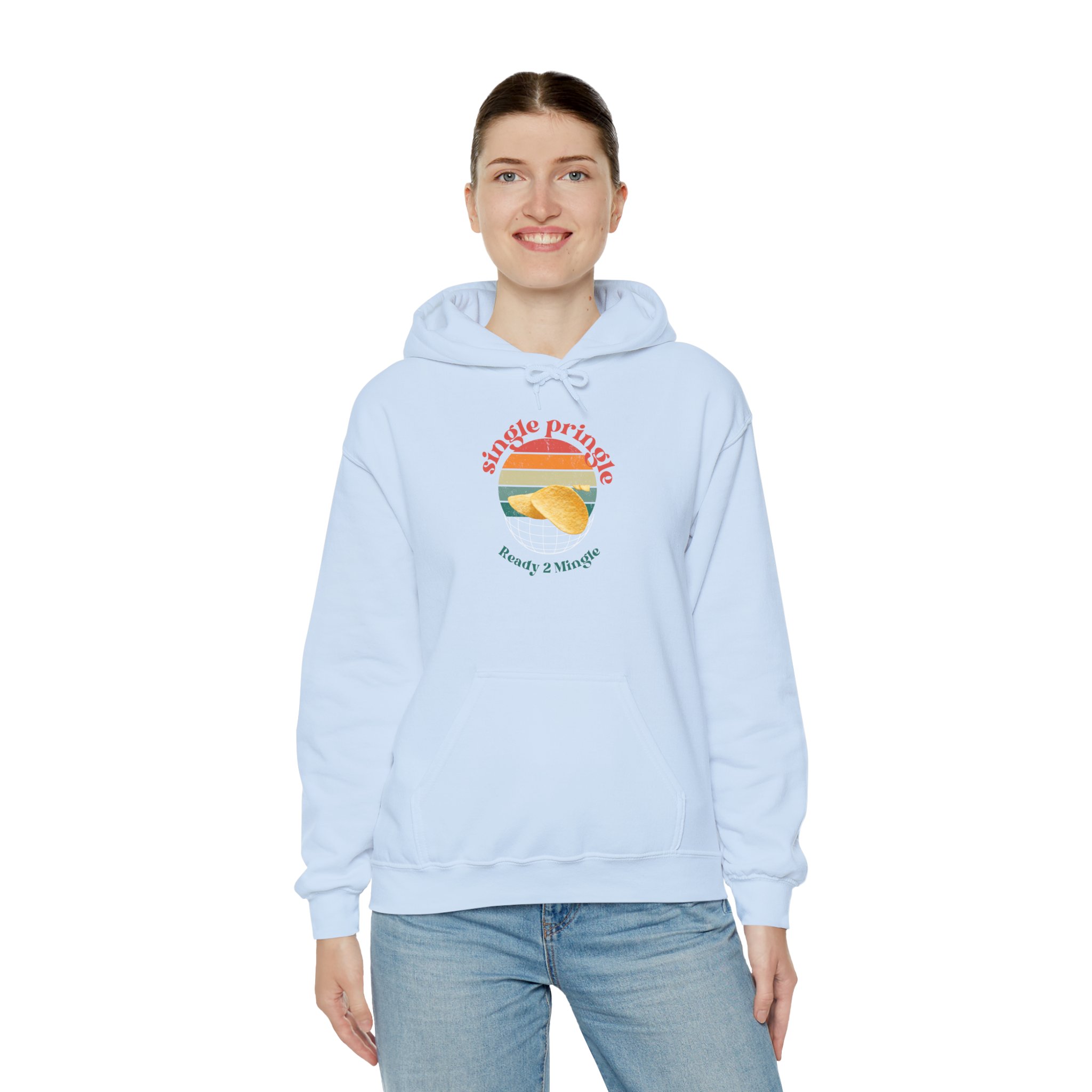 Single and ready to mingle Hoodie, dating theme men women's jumper, funny tee shirt idea, relationship humor apparel, couples outfit gift, - Image 60