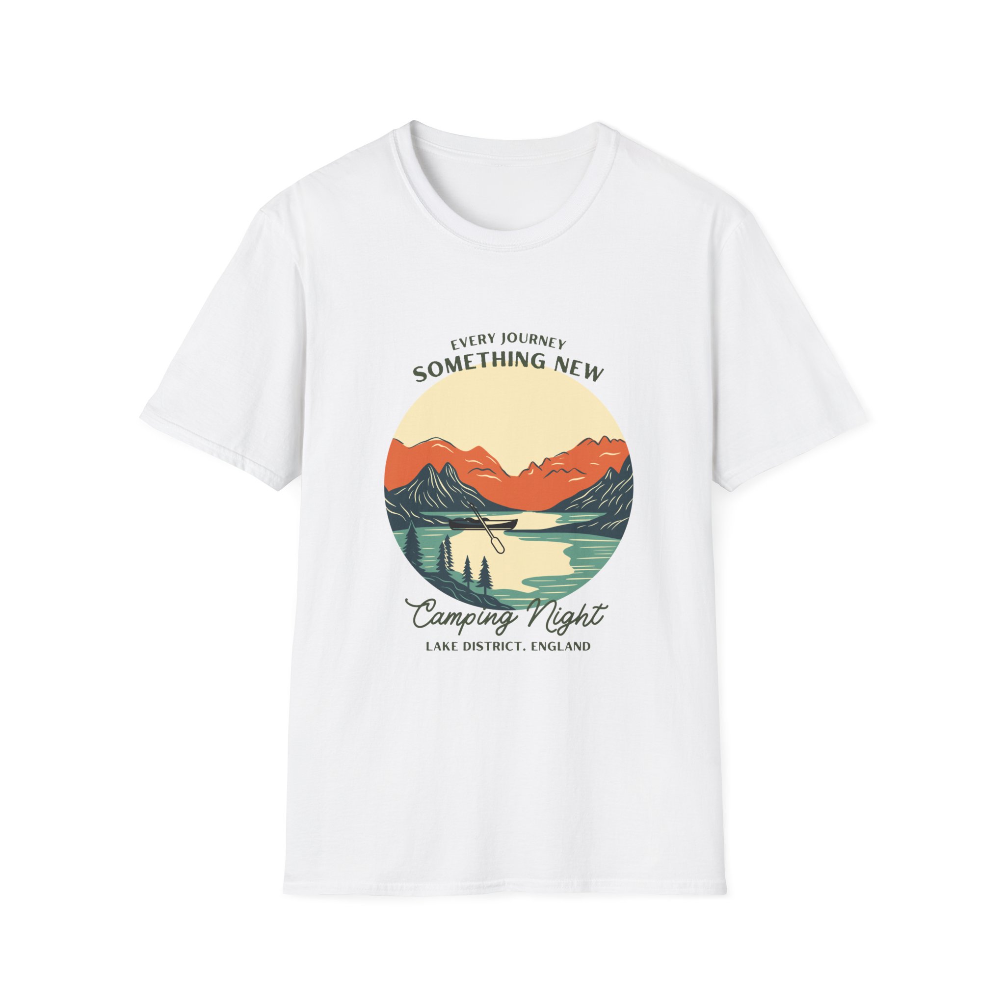 Lake District Camping Ideas T-Shirt, Outdoor Adventure Tee, Nature Lover Gift, Hiking Shirt, Camping Trip Apparel