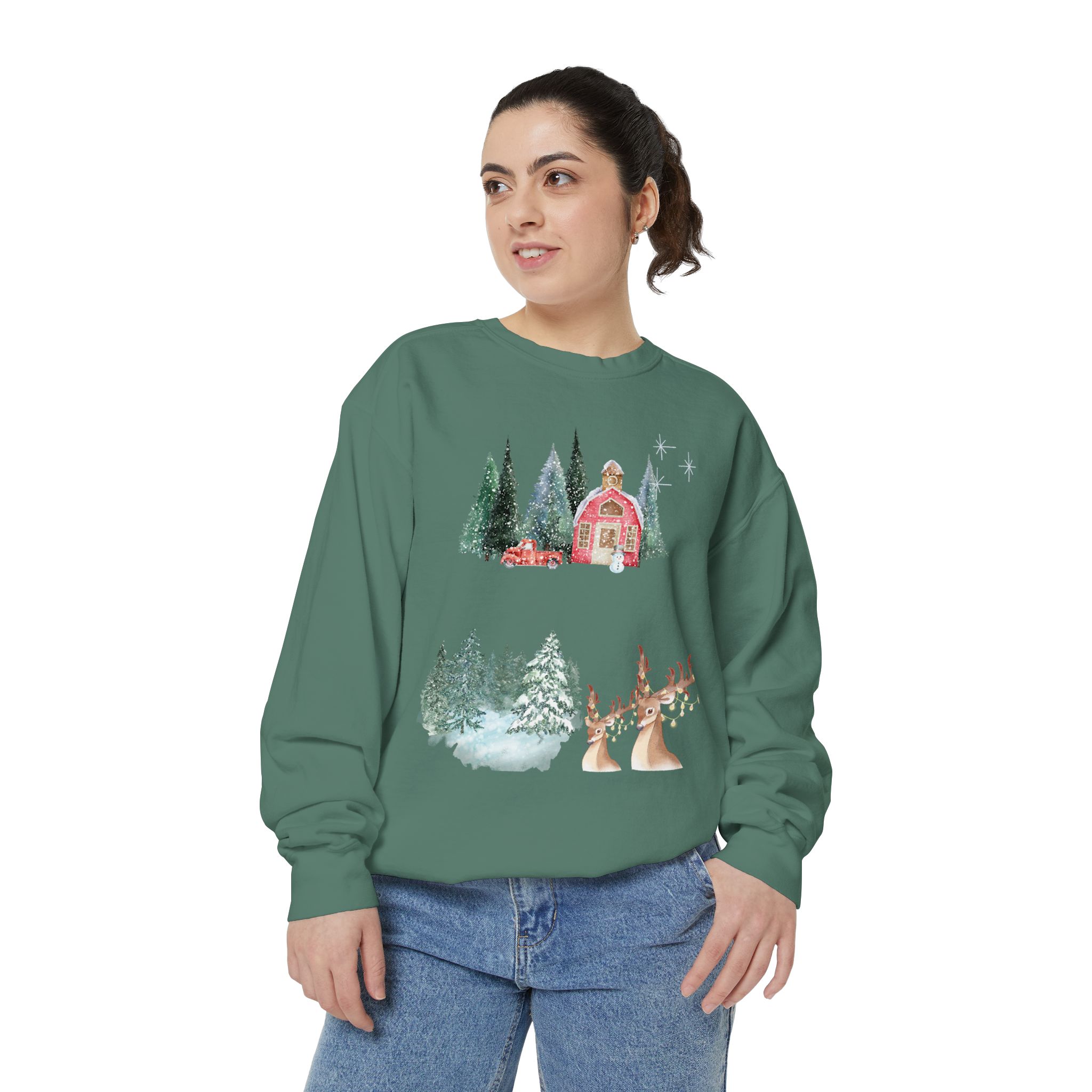 Christmas Jumper Unisex Sweatshirt, Holiday Festive Pullover, Xmas Winter Clothing, Comfy Oversized Sweater, Gift for Him Her, Cozy Seasonal - Image 21