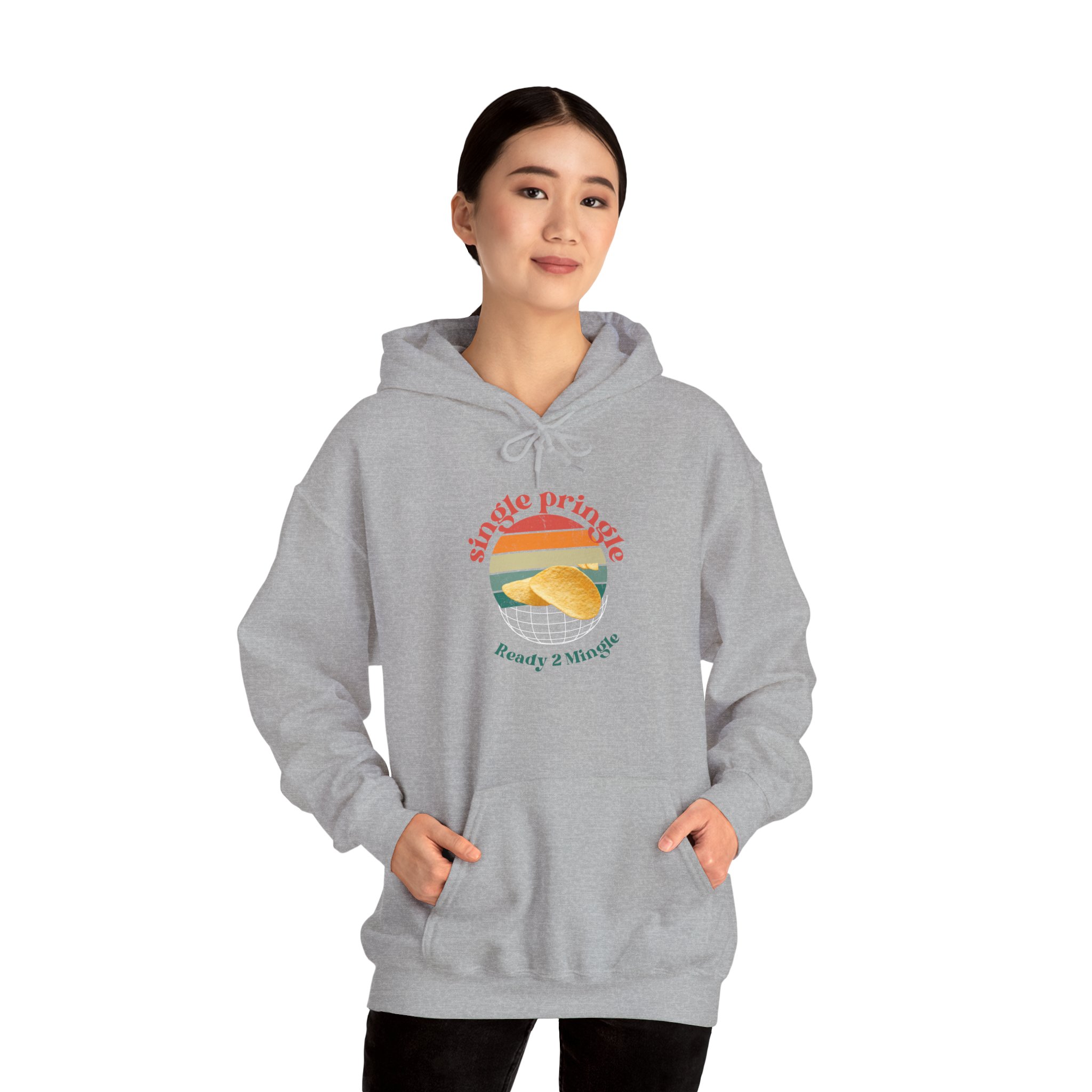 Single and ready to mingle Hoodie, dating theme men women's jumper, funny tee shirt idea, relationship humor apparel, couples outfit gift, - Image 32
