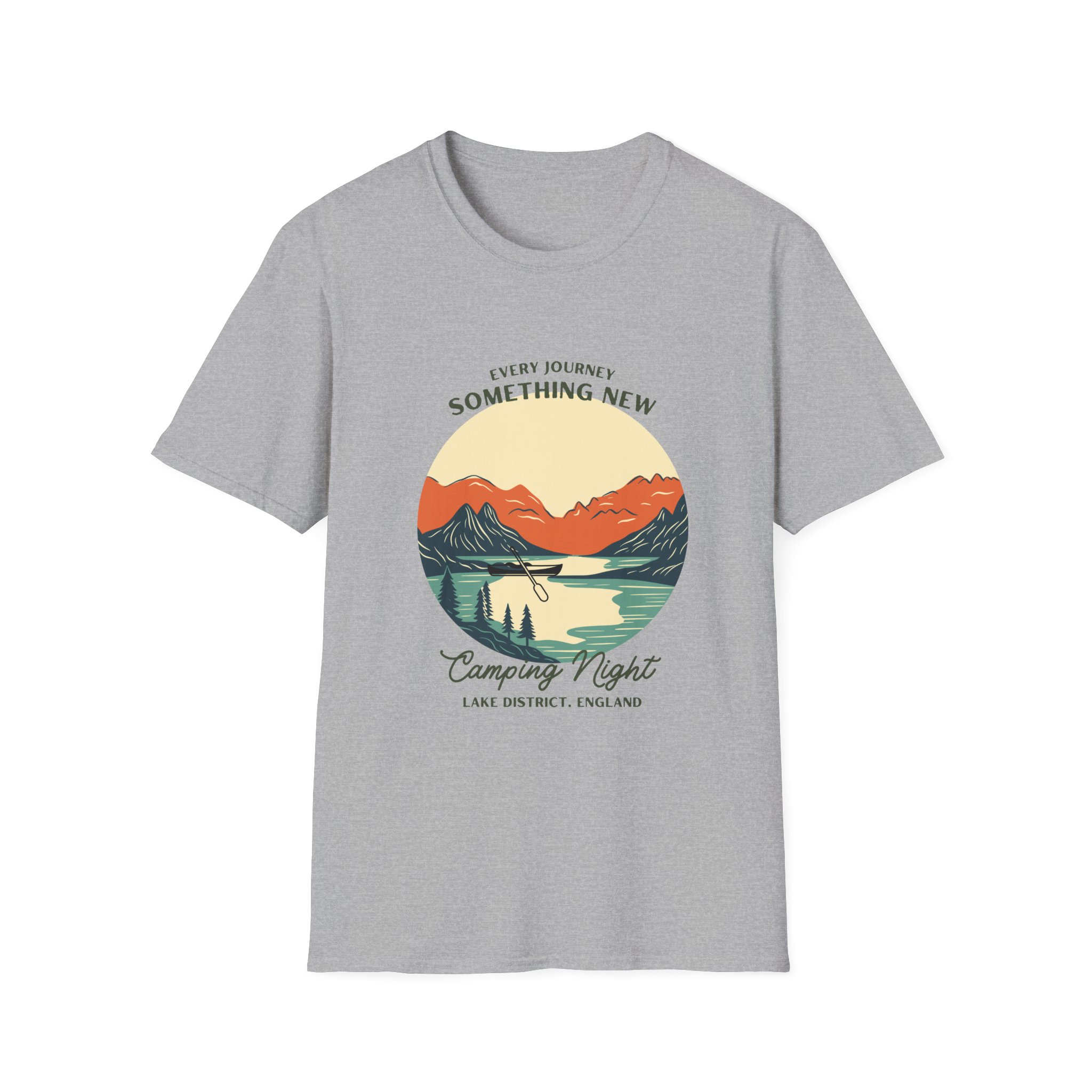 Lake District Camping Ideas T-Shirt, Outdoor Adventure Tee, Nature Lover Gift, Hiking Shirt, Camping Trip Apparel - Image 27
