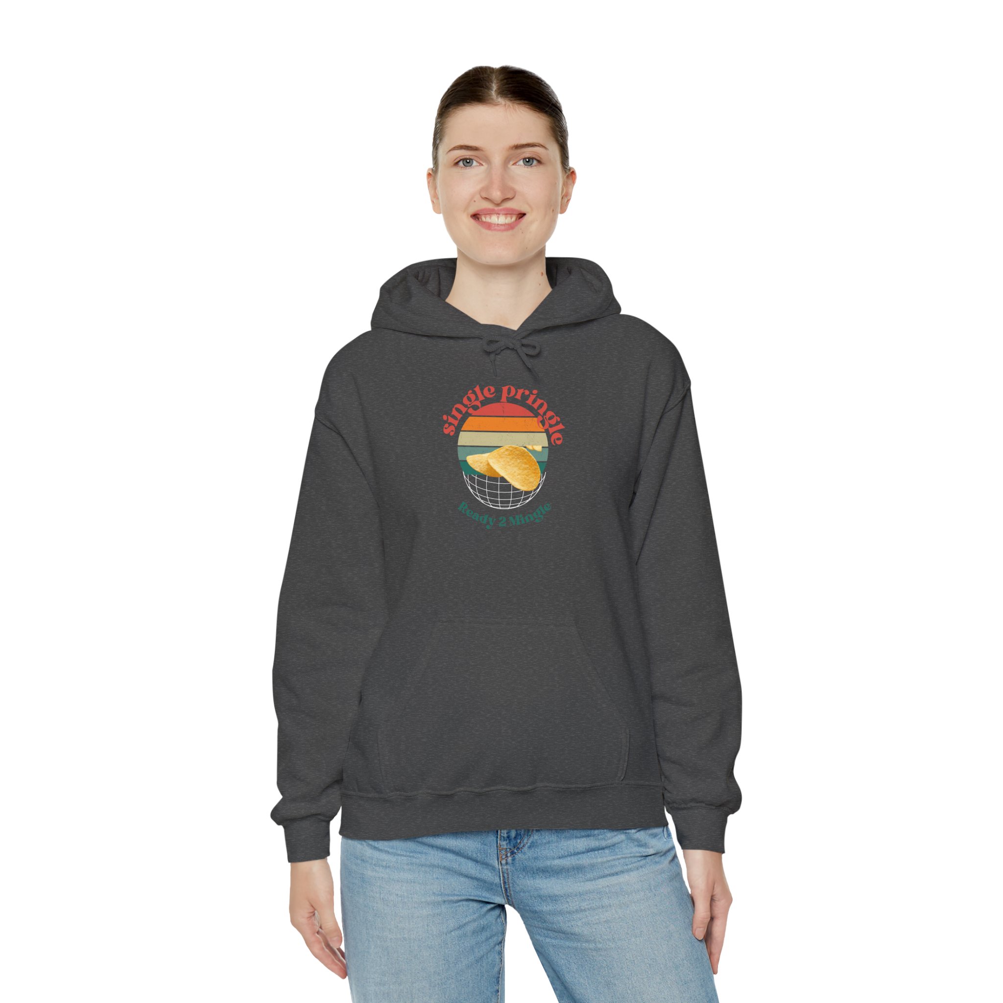 Single and ready to mingle Hoodie, dating theme men women's jumper, funny tee shirt idea, relationship humor apparel, couples outfit gift, - Image 47