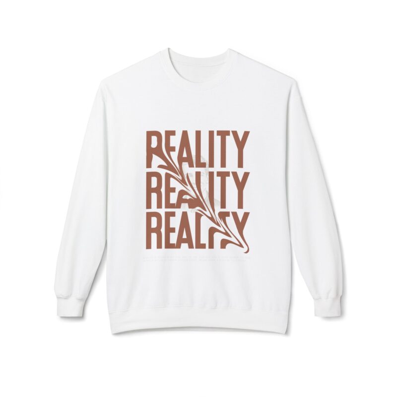 Reality Shift Unisex Sweatshirt, Graphic Tee Designs, Soft Crewneck Jumper, Comfortable Pullover, Mindful Clothing, Unique Apparel, Novelty