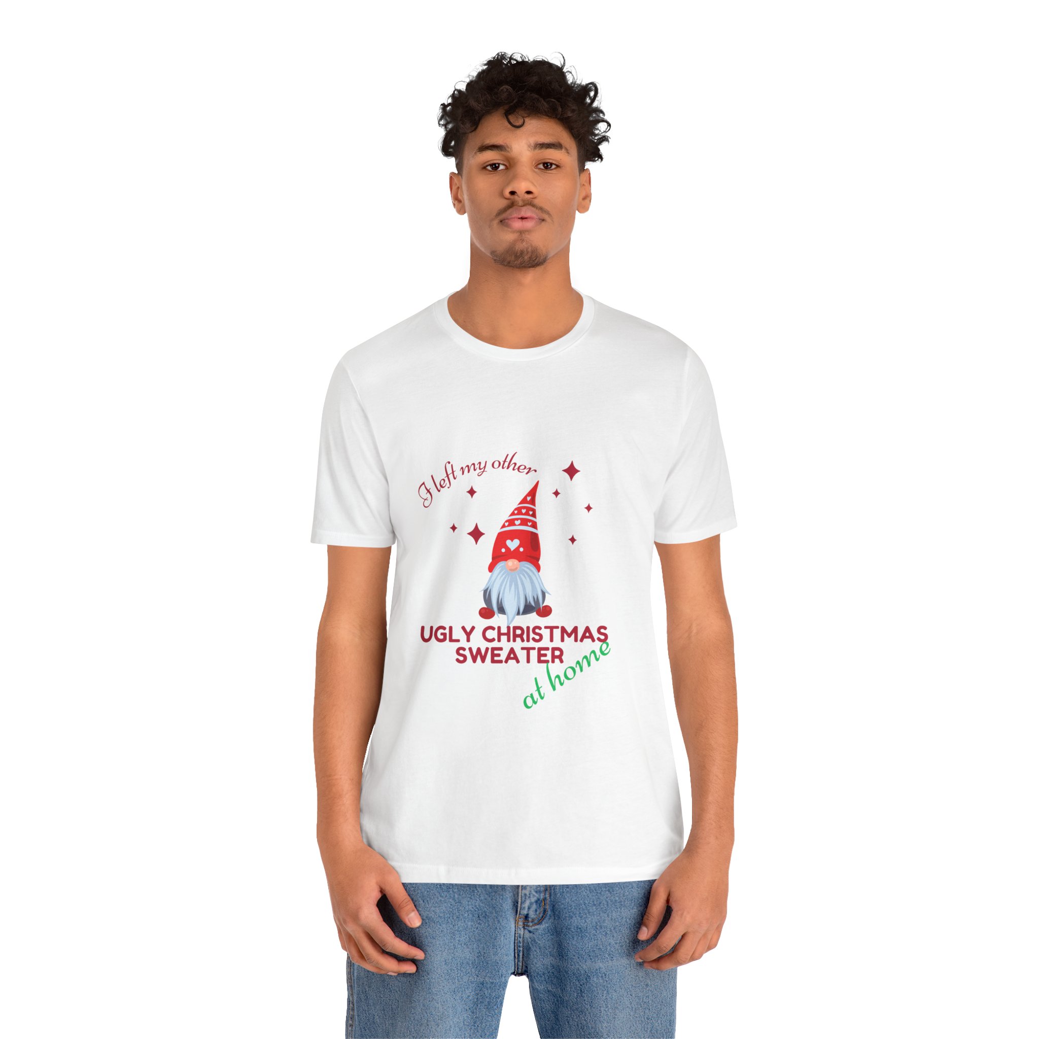 Christmas Querky Unisex Tee Shirt, Holiday Graphic Top, Festive Xmas Clothing, Funny Winter Apparel, Novelty Printed T-Shirt - Image 12