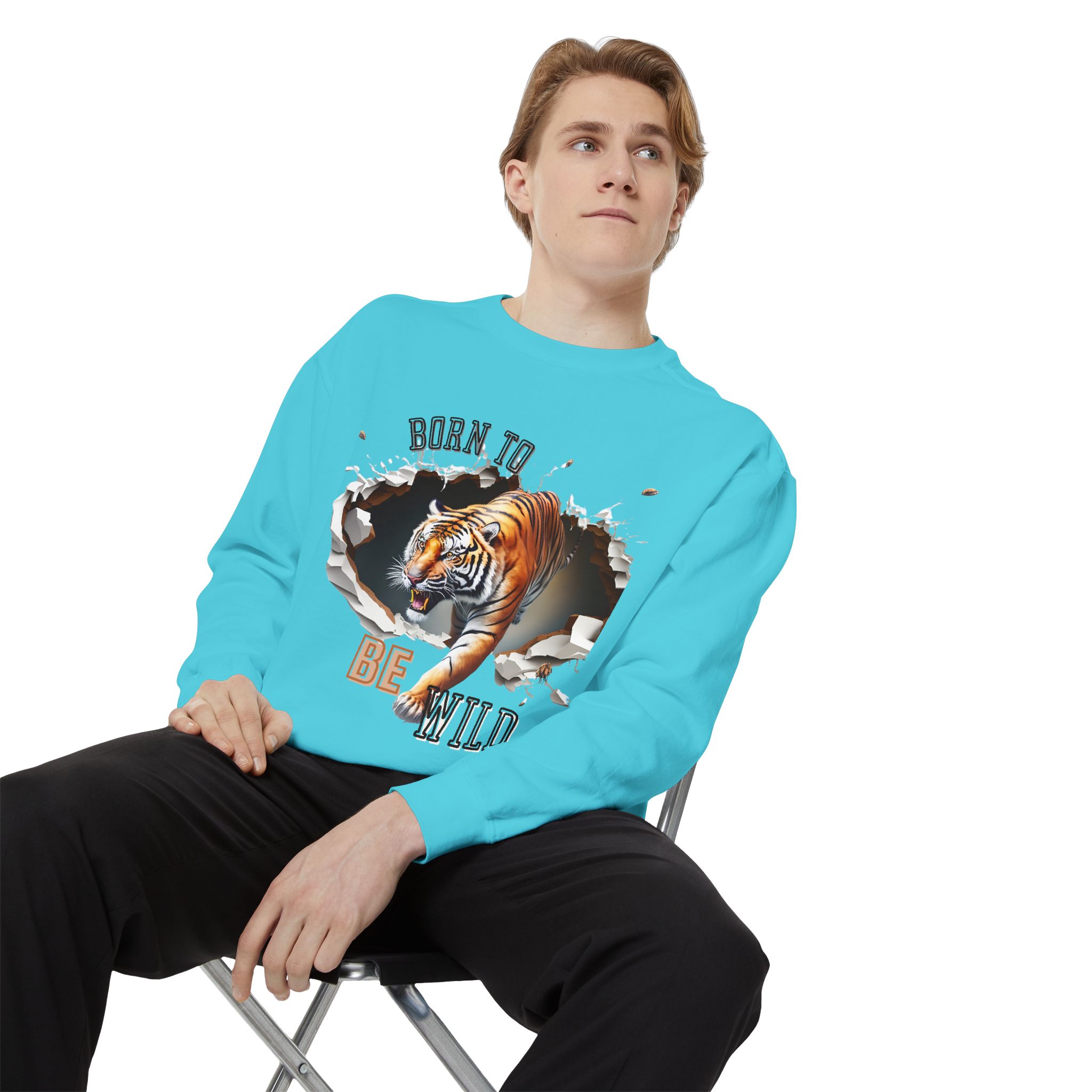 Lovely Big Cat designs on Sweatshirt - Image 39