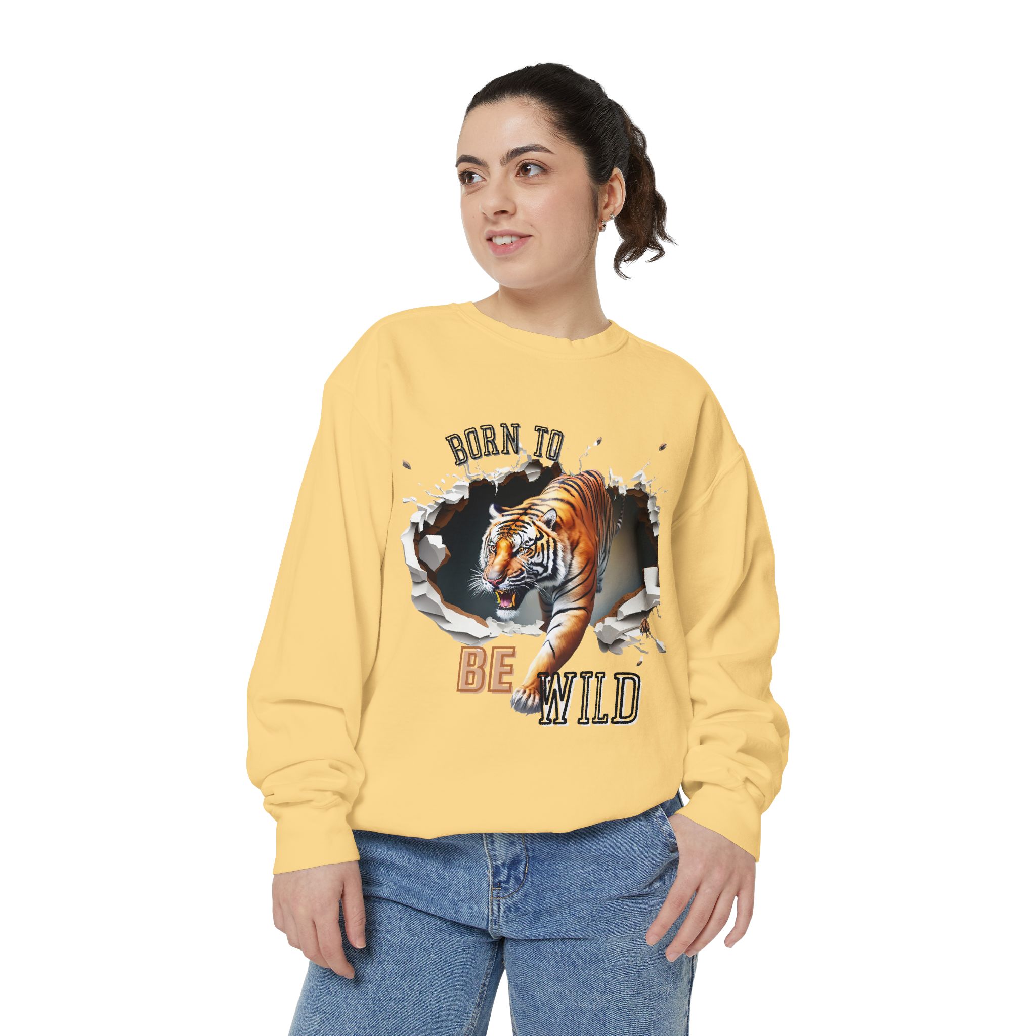 Lovely Big Cat designs on Sweatshirt - Image 21