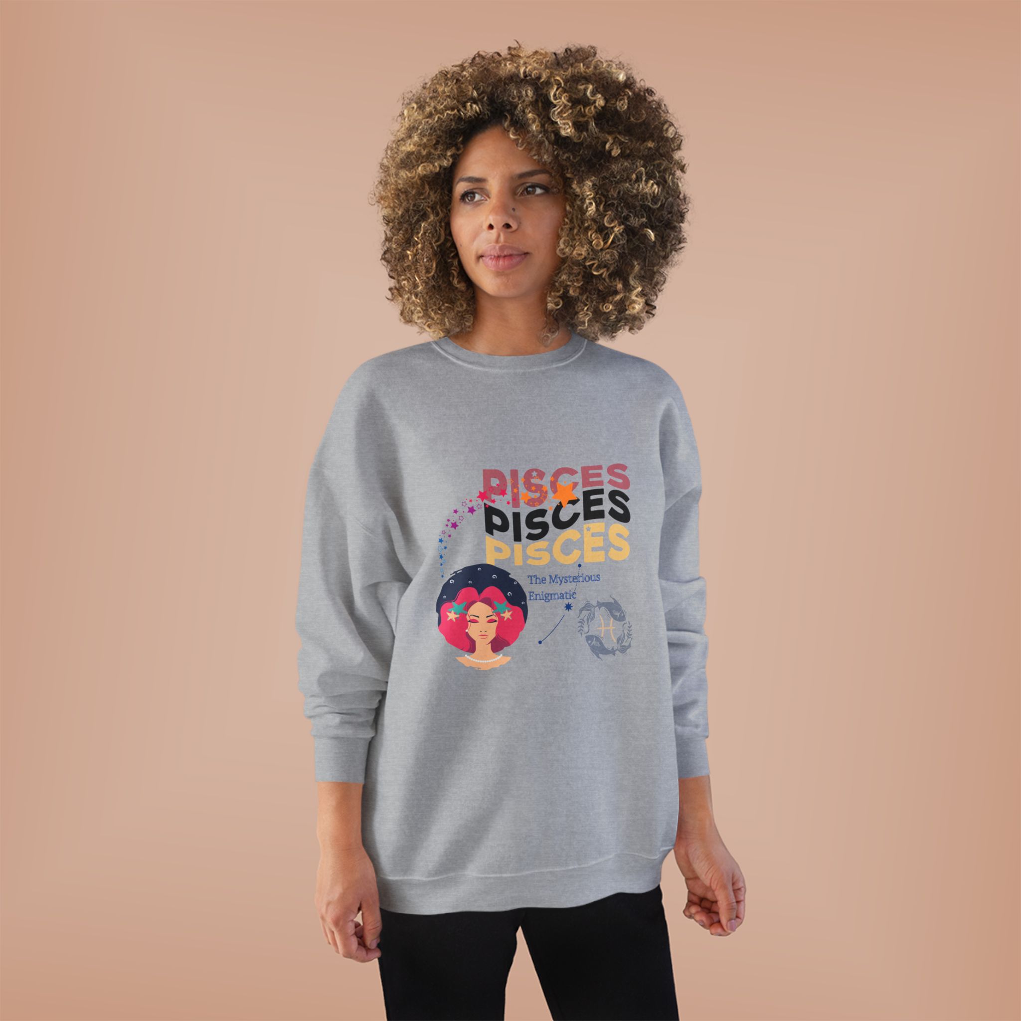 Zodiac Sweatshirt, Astrology Crewneck, Horoscope Jumper, Zodiac Sign Top, Astrology Lover Gift, Eco-Friendly Sweatshirt - Image 18