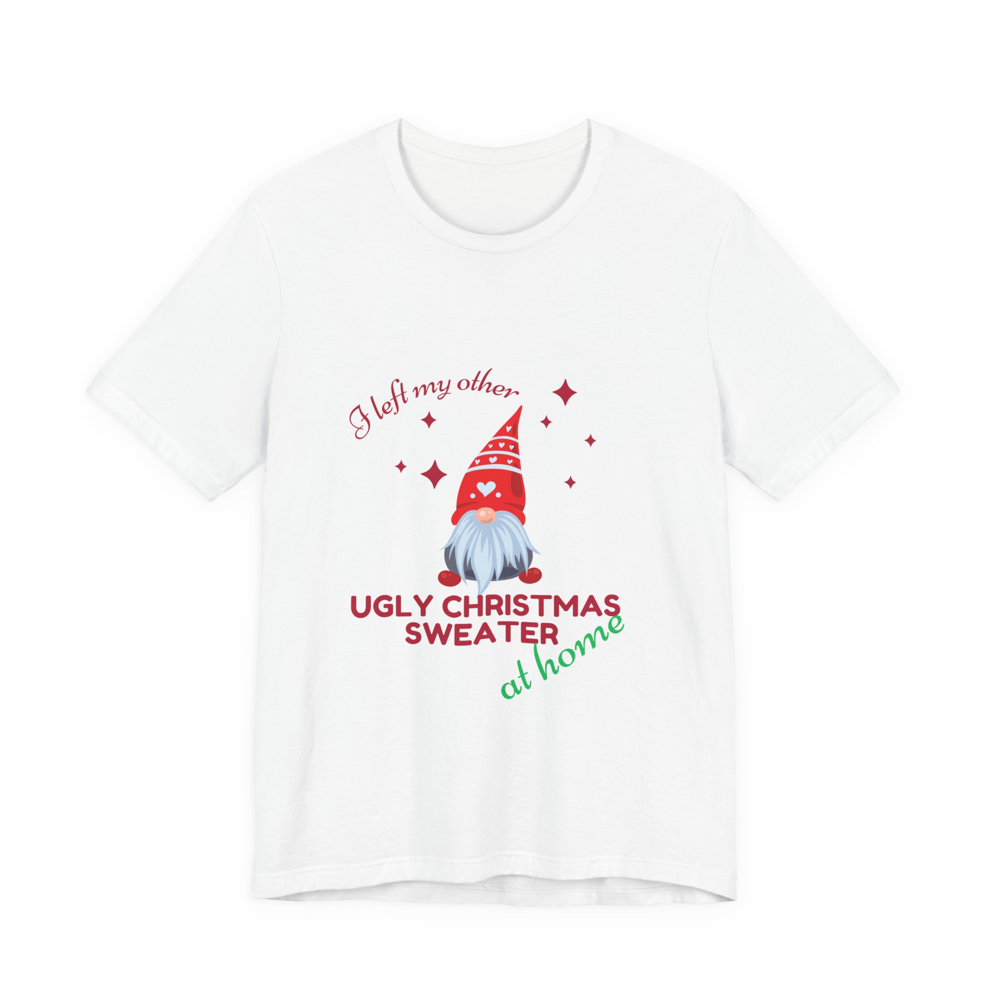 Christmas Querky Unisex Tee Shirt, Holiday Graphic Top, Festive Xmas Clothing, Funny Winter Apparel, Novelty Printed T-Shirt - Image 3