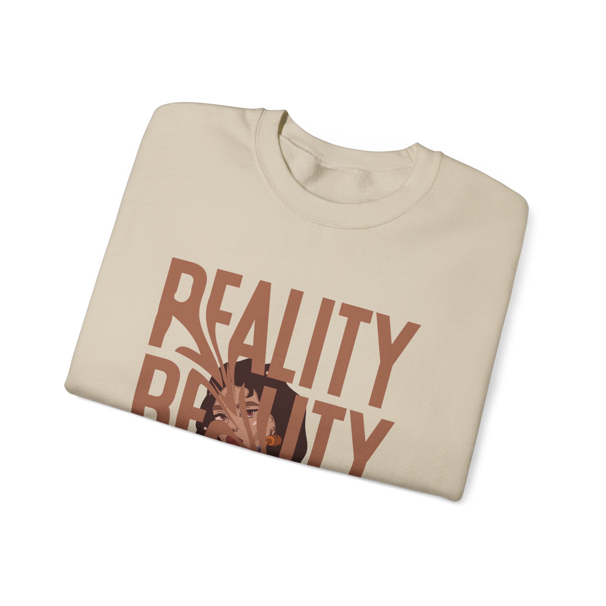 Reality T Shirt Inspiration Crewneck Sweatshirt - Unisex, Heavy Blend, Casual Clothes, Graphic Tee Gift, Men Women Fashion, Funny Shirt - Image 27
