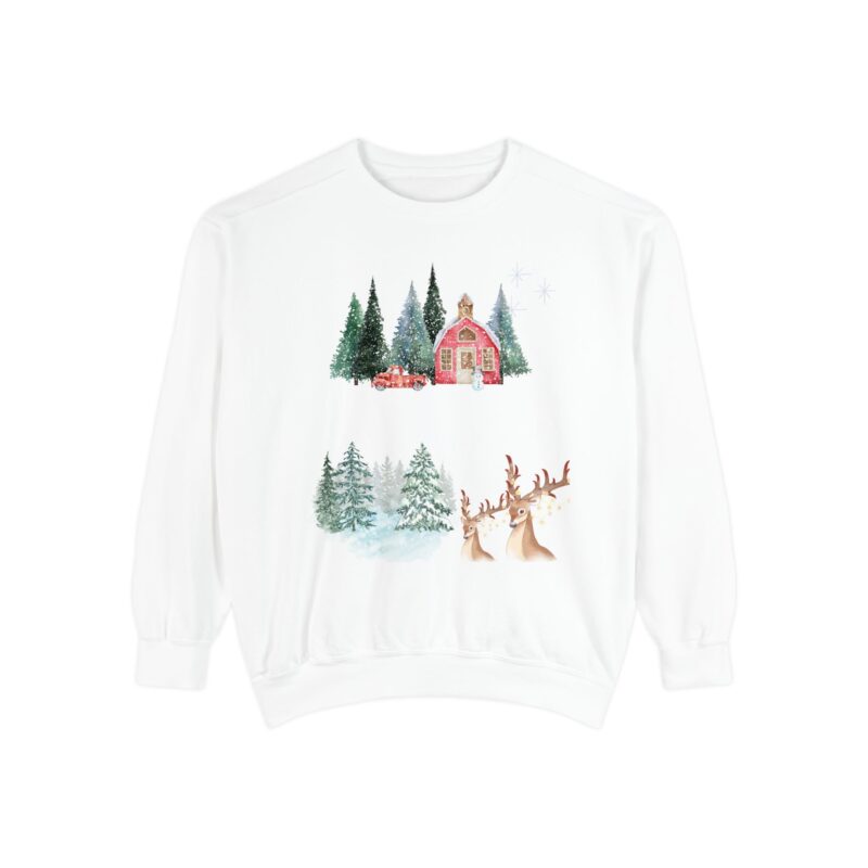 Christmas Jumper Unisex Sweatshirt, Holiday Festive Pullover, Xmas Winter Clothing, Comfy Oversized Sweater, Gift for Him Her, Cozy Seasonal