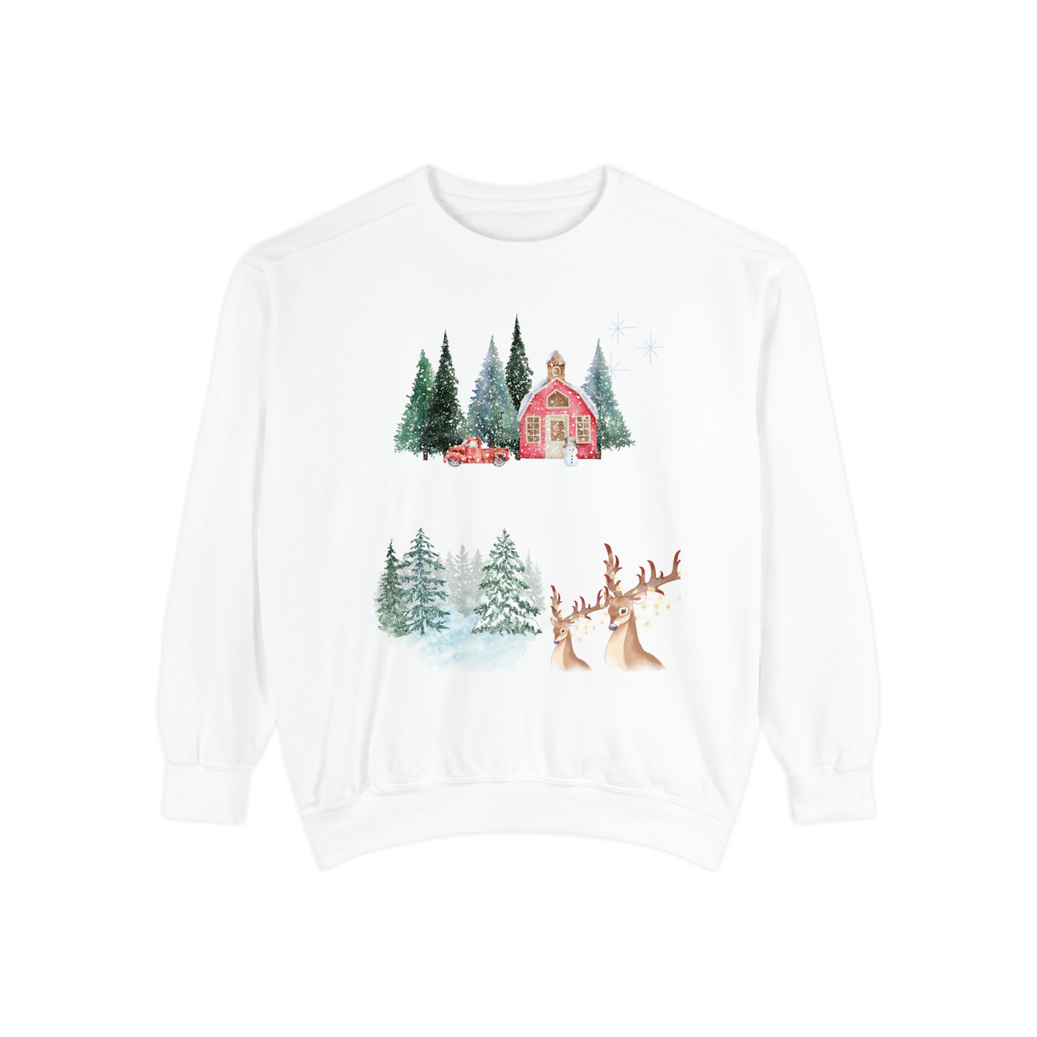 Christmas Jumper Unisex Sweatshirt, Holiday Festive Pullover, Xmas Winter Clothing, Comfy Oversized Sweater, Gift for Him Her, Cozy Seasonal