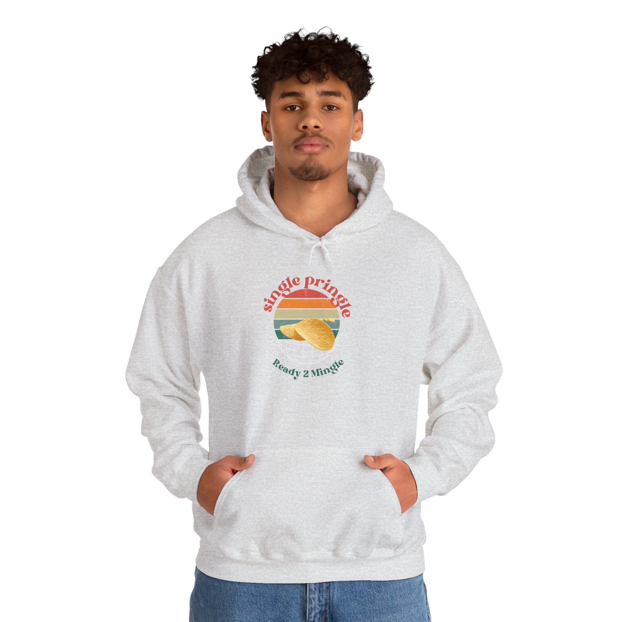 Single and ready to mingle Hoodie, dating theme men women's jumper, funny tee shirt idea, relationship humor apparel, couples outfit gift, - Image 20
