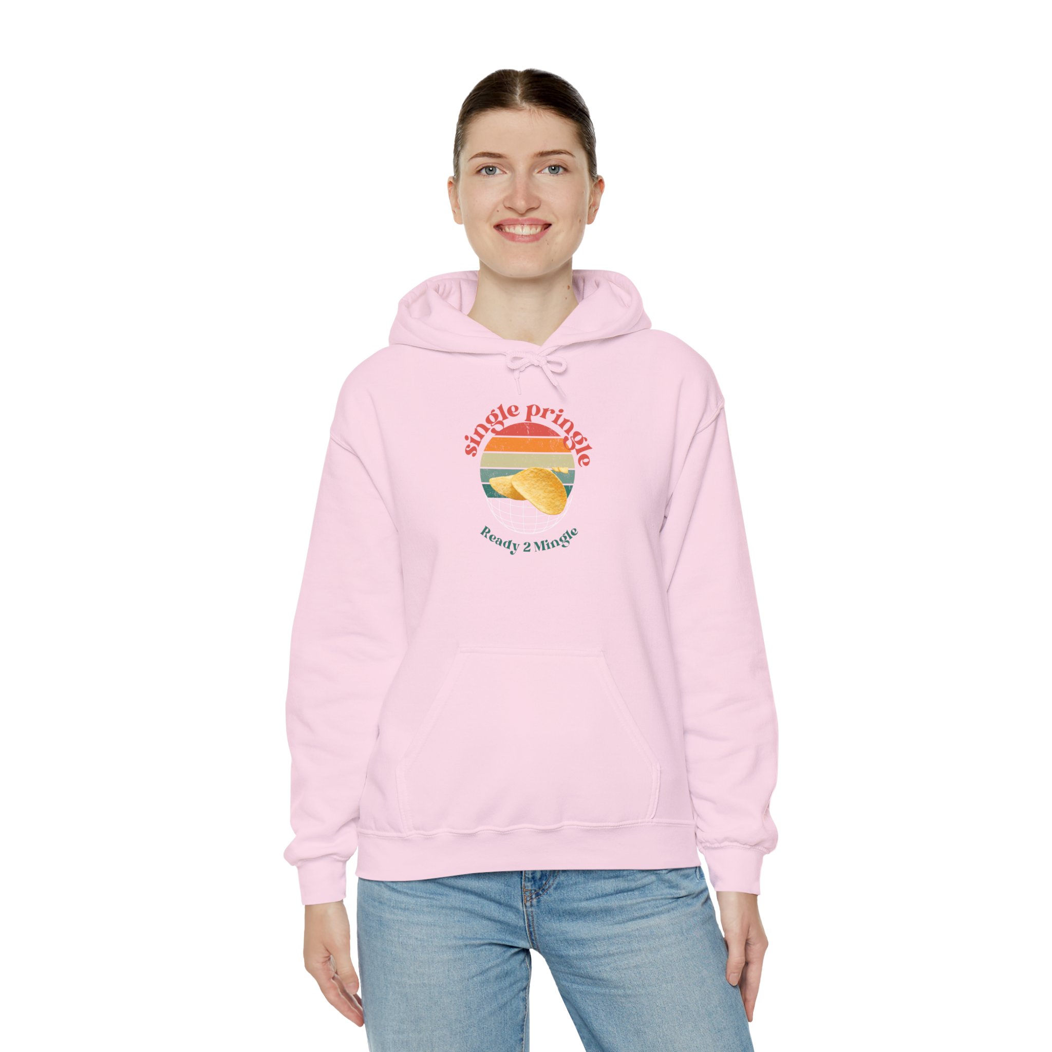Single and ready to mingle Hoodie, dating theme men women's jumper, funny tee shirt idea, relationship humor apparel, couples outfit gift, - Image 86