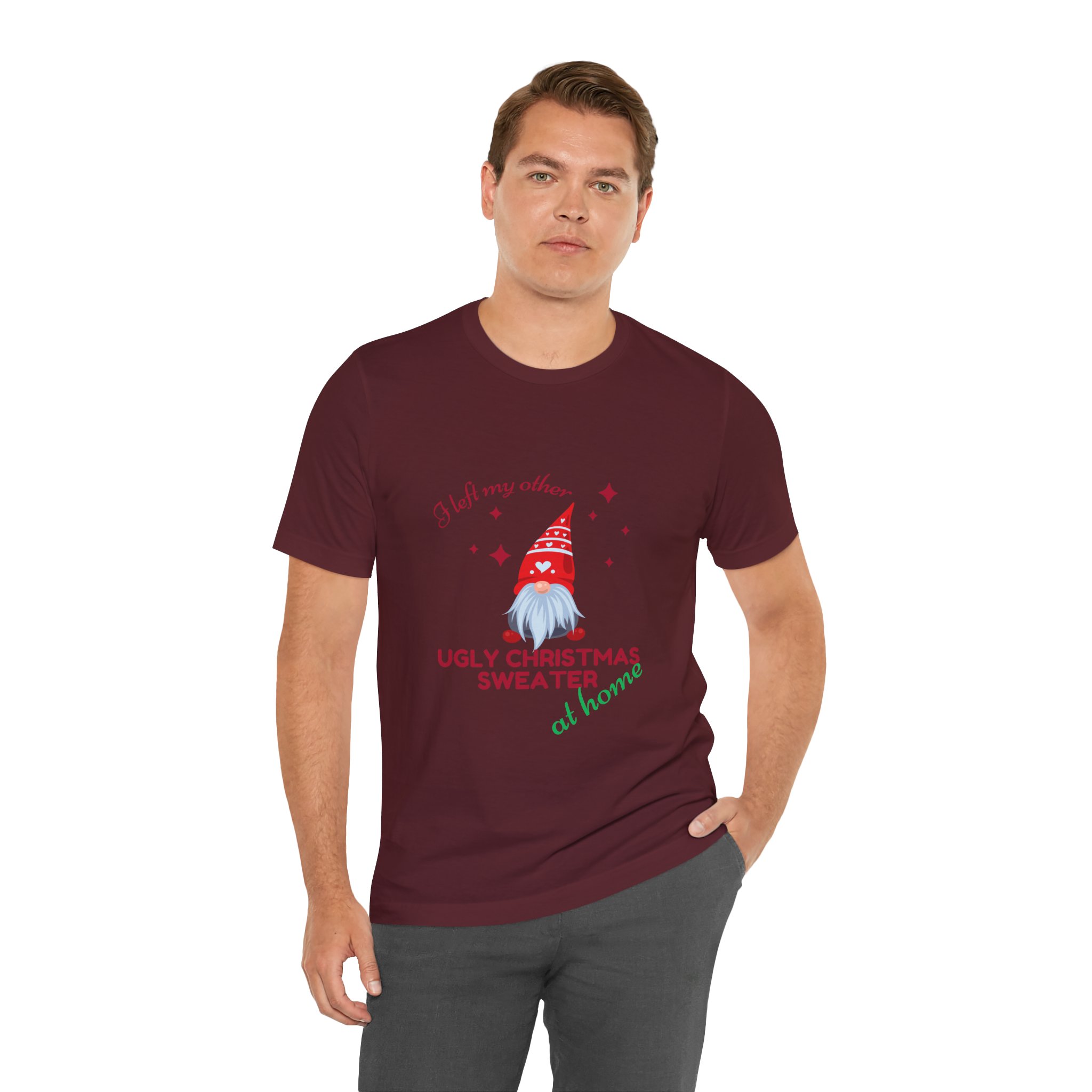Christmas Querky Unisex Tee Shirt, Holiday Graphic Top, Festive Xmas Clothing, Funny Winter Apparel, Novelty Printed T-Shirt - Image 72