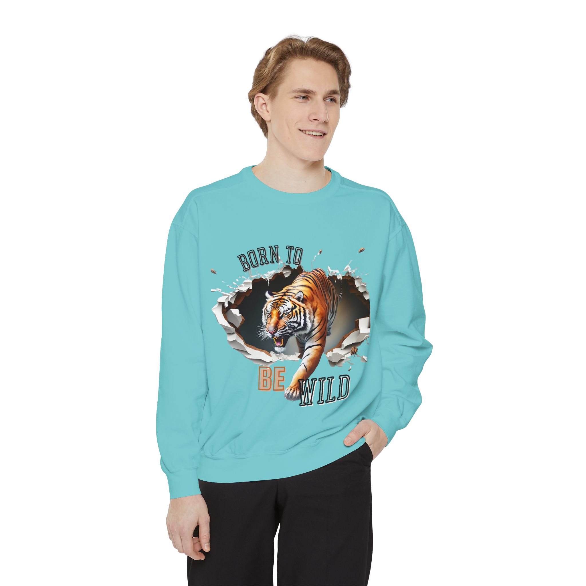 Lovely Big Cat designs on Sweatshirt - Image 27
